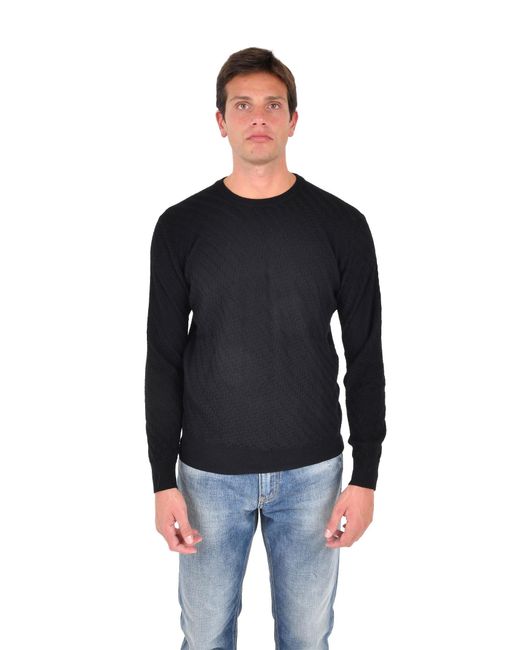 Low Brand Blue Sweater for men