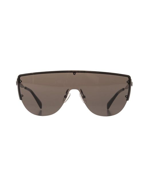 Alexander McQueen Gray Eyewear Skull Sunglasses for men