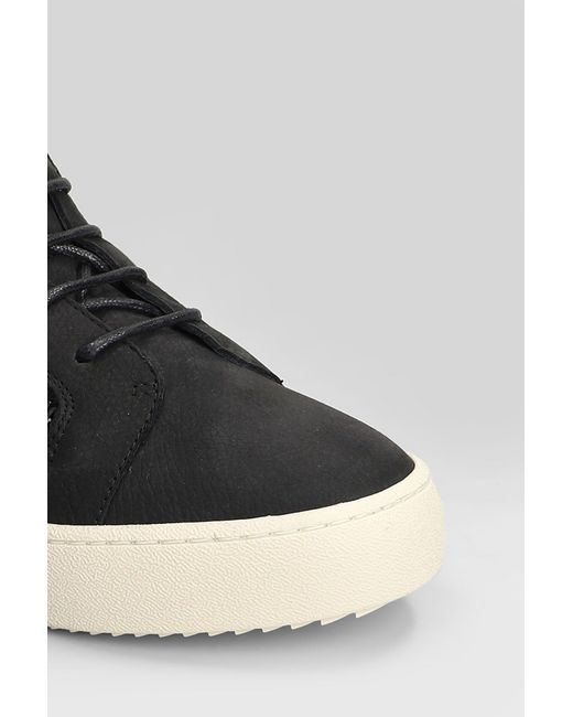 Giuseppe Zanotti Black Kriss Sneakers for men