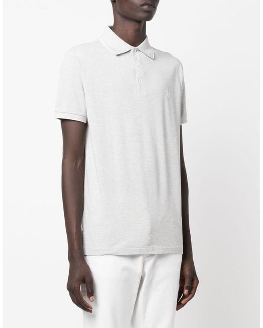 Polo Ralph Lauren White Classic Logo Polo Shirt Clothing & T-Shirts for men