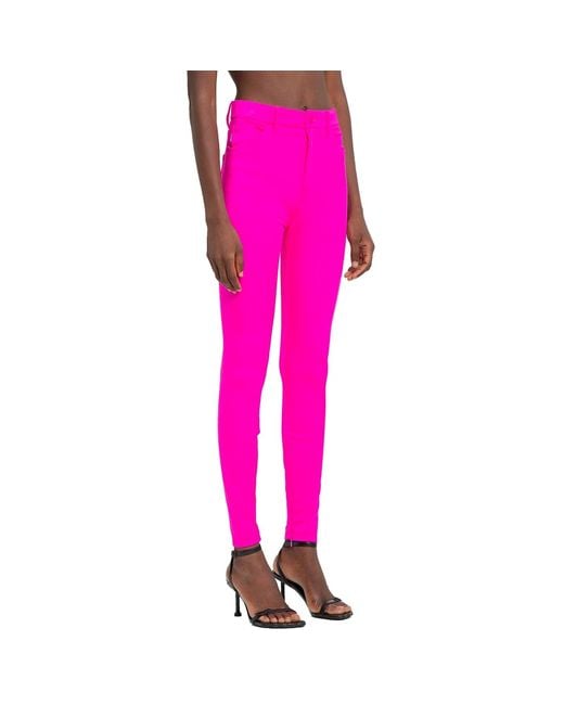 Balenciaga Pink Slim-Fit Trousers