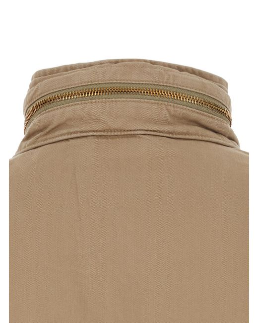 Polo Ralph Lauren Natural Cotton Jacket With Removable Hood for men