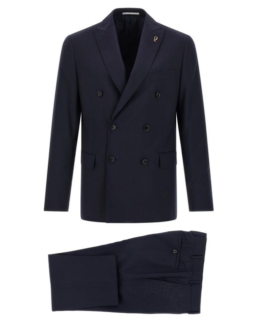 Pal Zileri Blue Lord Dress Wool Suits for men