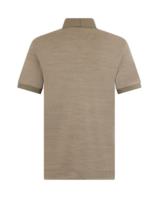 Boss Natural Polo Shirt Cotton-Wool for men