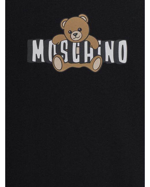 Moschino Black Dress Girls Cotton