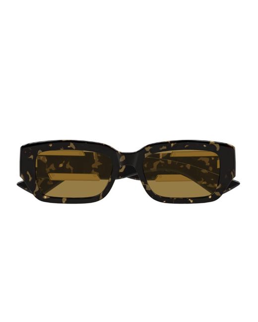 Bottega Veneta Brown Bv1406S Linea Ribbon Bio-Inettato Sunglasses