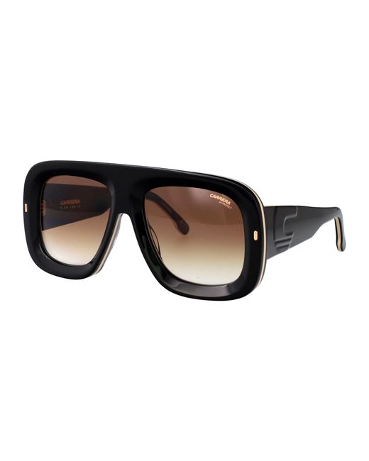 Carrera Black Squared Sunglasses Flaglab 18 2 M2