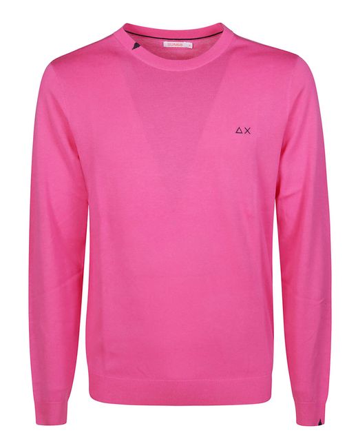 Sun 68 Pink Basic Gc Shirt for men