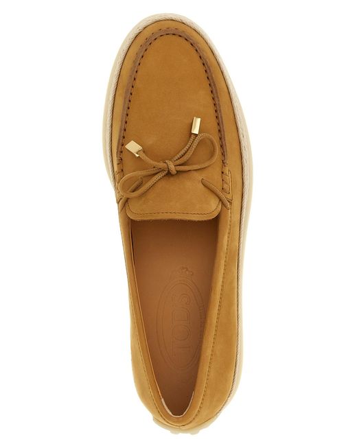 Tod's Brown 'Gomma Rafia 92K' Loafers