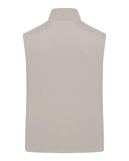 Moorer Gray Senio-Skt Padded Vest for men