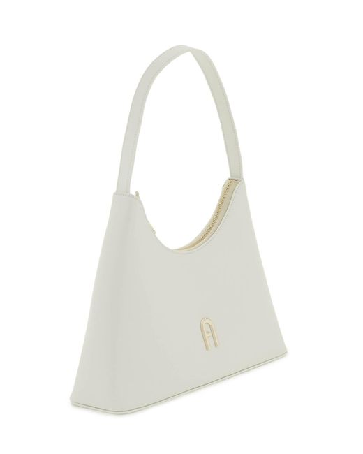 Furla White 'diamante' Shoulder Bag
