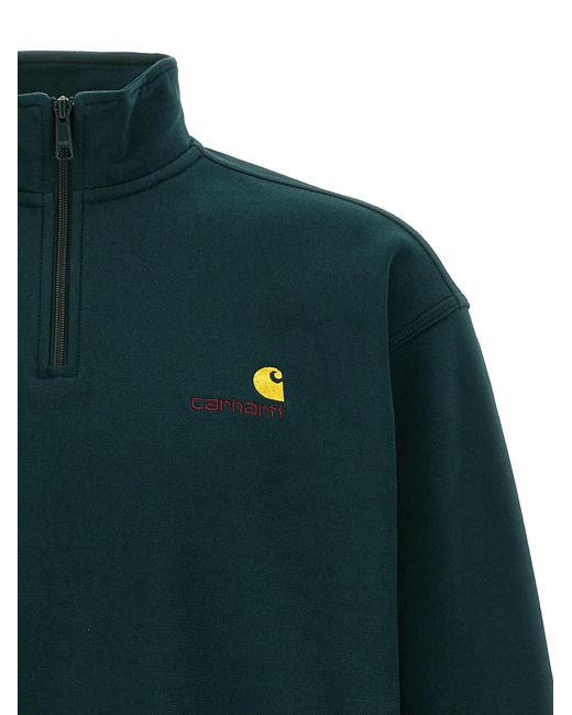 Carhartt Green American Script Sweatshirt for men