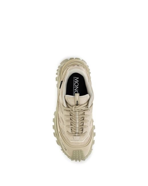 Moncler White Sneakers Trailgrip Apex Craft Gtx Calf Leather Trainers