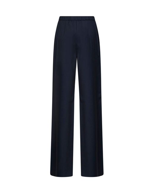 Max Mara Blue Mstcrisma Wide-Leg Trousers