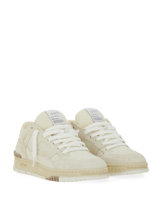 Axel Arigato White Lo Fluffy Sneaker Leather Trainers for men