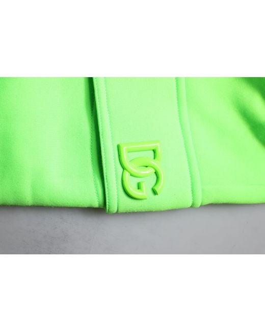 Dolce & Gabbana Neon Green Cargo Jogger Men Sweatpants Pants for men
