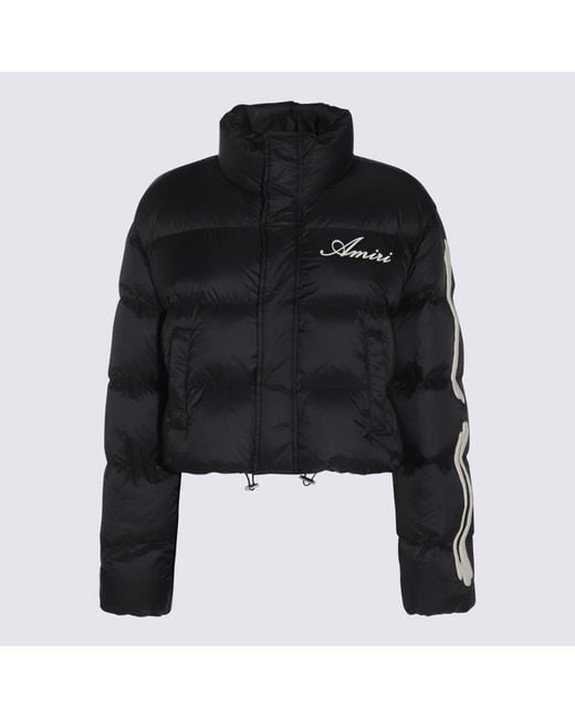 Amiri Black Nylon Down Jacket