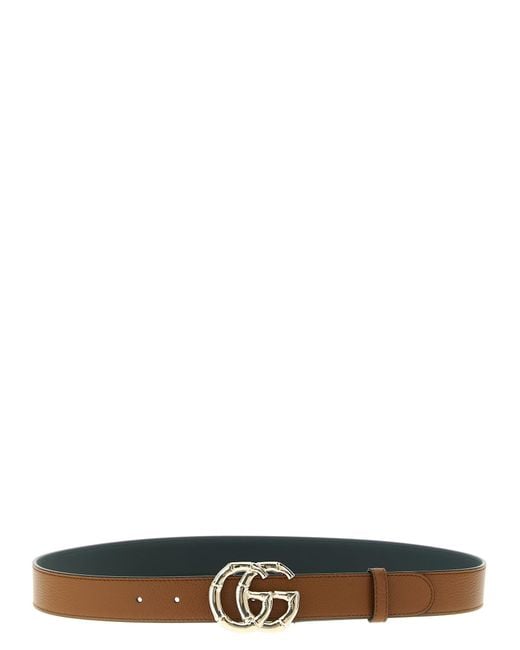 Gucci White Gg Marmont Belt