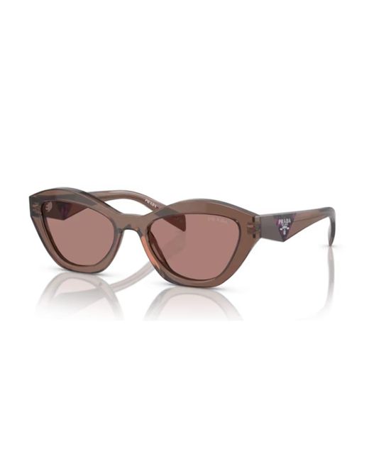 Prada Brown Pra02S Symbole Sunglasses