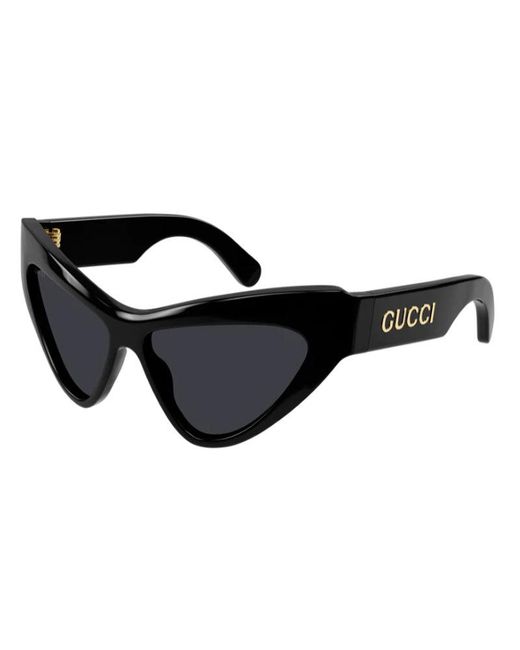 Gucci Black Sunglasses Cat Eye Full Rim, Frame And Lens Gg1294S001
