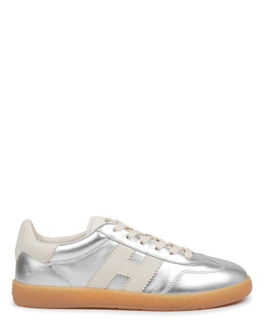 Hogan White Sneaker Cool Calfskin Trainers