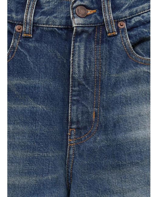 Chloé Blue Jean En Denim De Coton Dark Cobalt