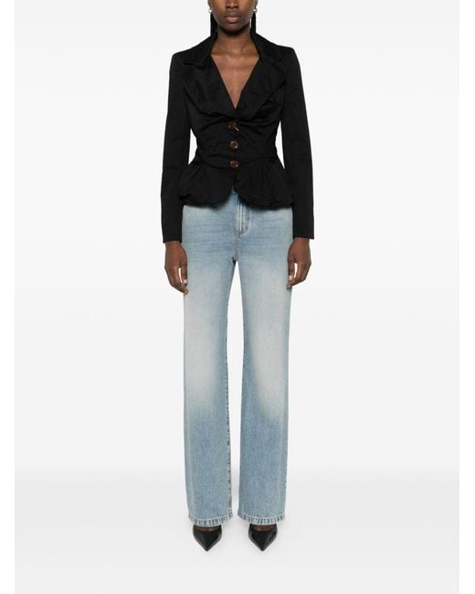 McQueen Black Jeans Cotton