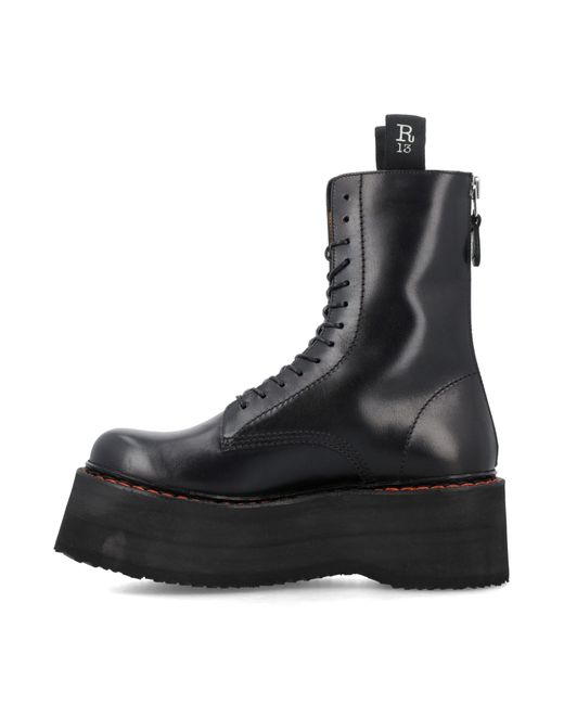 R13 Black Stack Boots