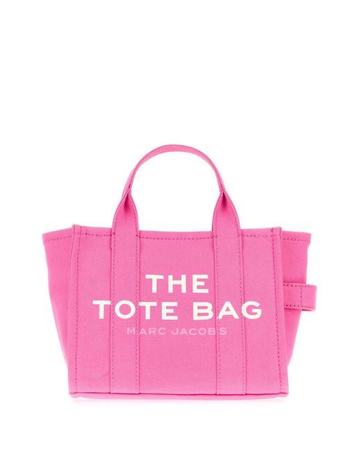 Marc Jacobs Pink Canvas Mini The Tote Bag Handbag
