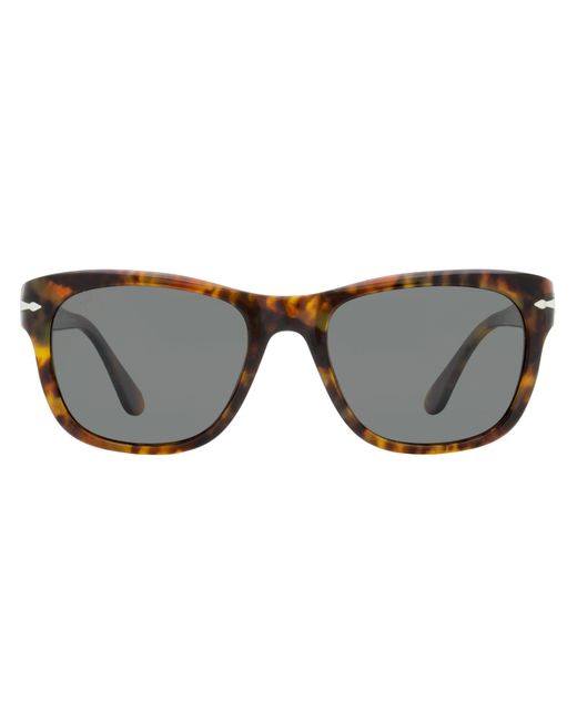 Persol Black Large Square Sunglasses Po3313S 108-48 55Mm Plastic (Acetate)