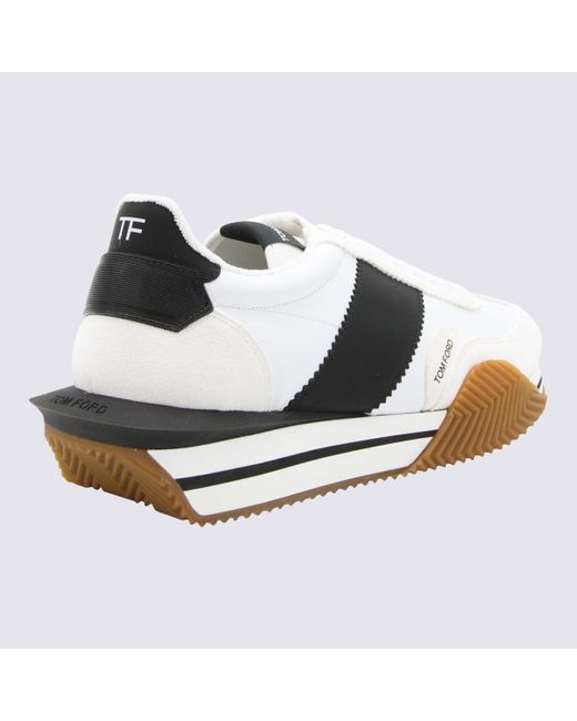 Tom Ford White And Leather James Sneakers for men