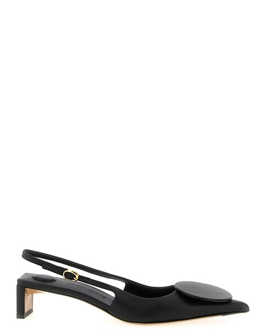 Jacquemus Black 'Duelo B' Slingback