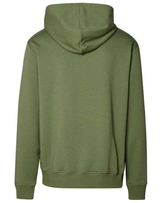 Balmain Green Cotton Sweatshirt for men