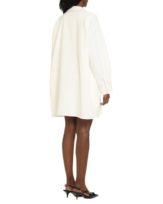 Max Mara White Jacket Orlaya Virgin Wool