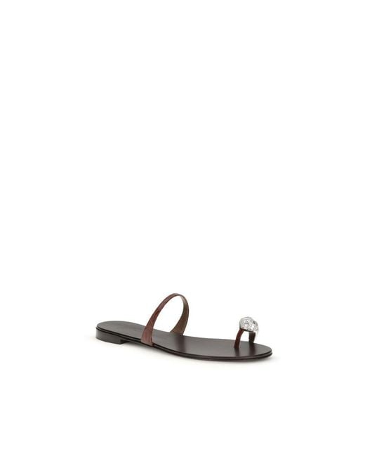 Giuseppe Zanotti Brown Flip Flops