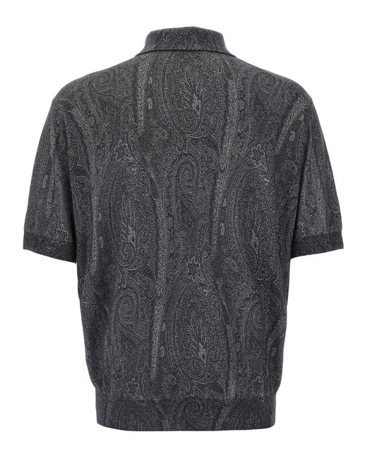 Etro Gray Polo for men