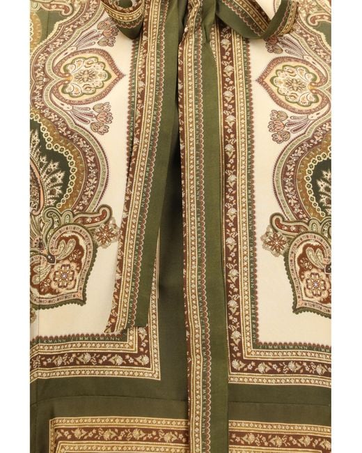 Zimmermann Natural Mahon Tunic Dress Silk
