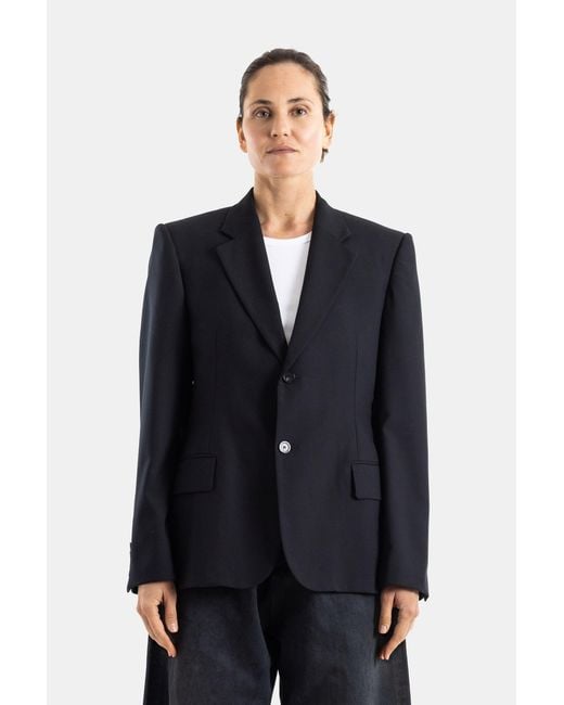 Balenciaga Blue Two-Button Tailored Jacket for men