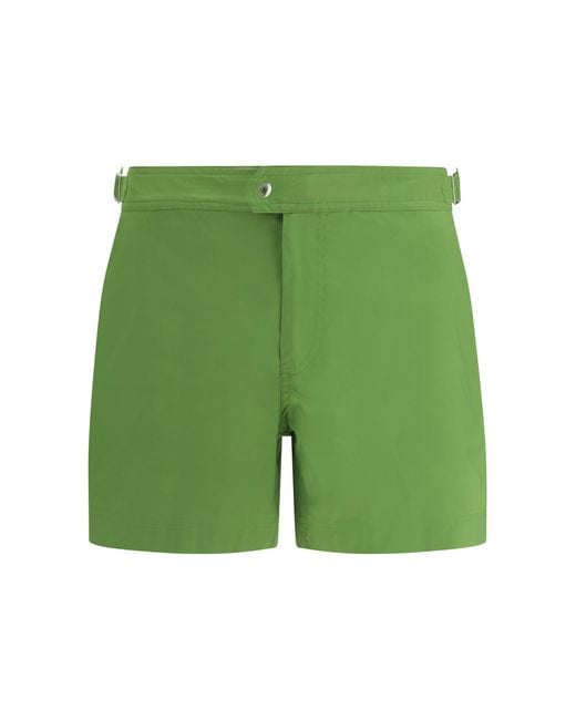 Tom Ford Green Swim Shorts for men
