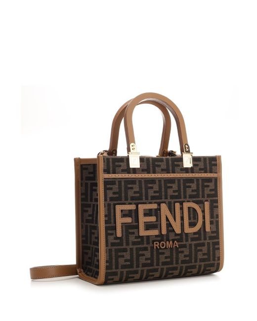 Fendi Black Sunshine Medium Handbag