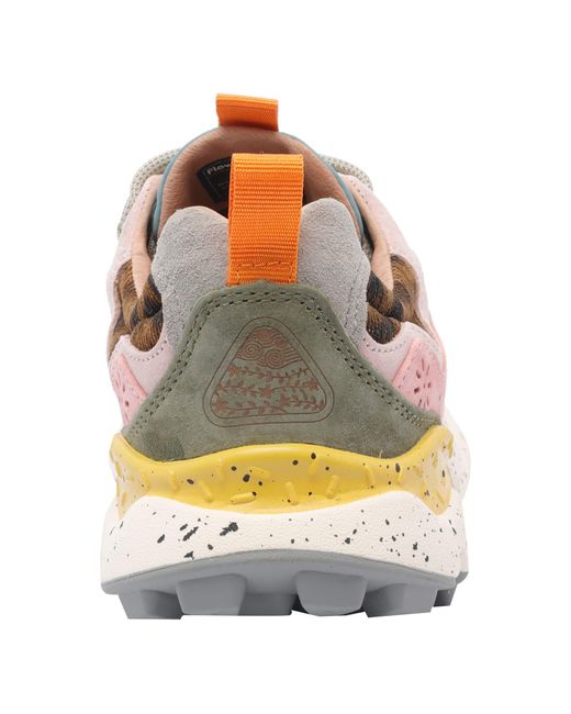 Flower Mountain Pink Yamano 3 Sneakers