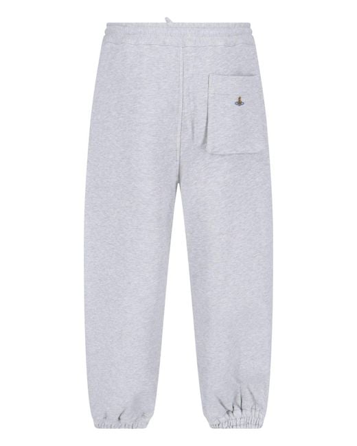 Vivienne Westwood Gray Trousers Cotton for men