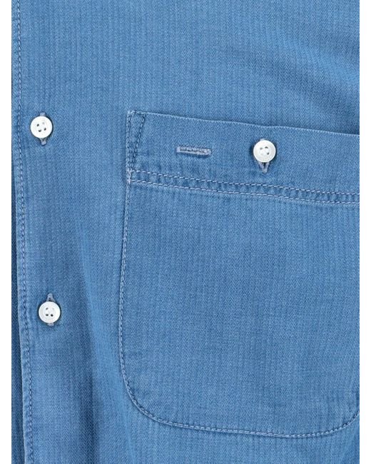 Aspesi Blue 'model C' Shirt for men