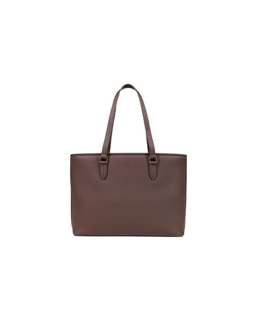 Love Moschino Brown Polyethylene Handbag Bag