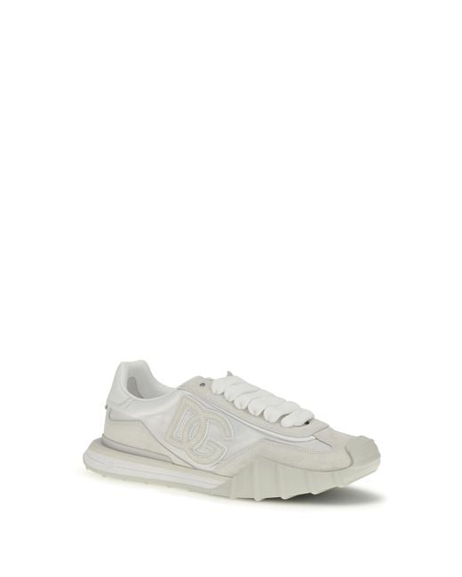Dolce & Gabbana White Dg Athletic Sneakers for men