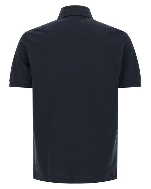 Etro Blue 'pegaso' Polo Shirt for men