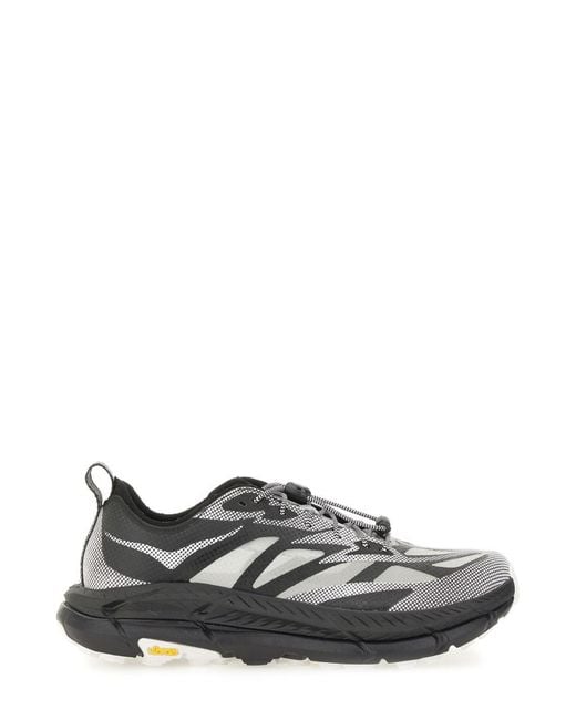 Hoka One One White Mafate Speed 4 Lite Sneakers Textile Trainers