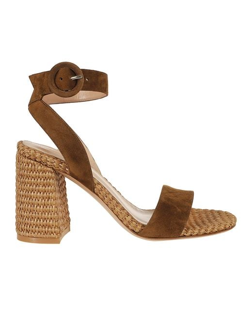 Gianvito Rossi Metallic Luana Camoscio+Marbella Capra; Calzature