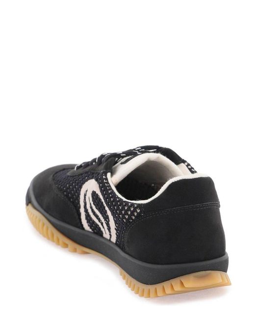 Stella McCartney Black S Wave Lace-up Sneakers
