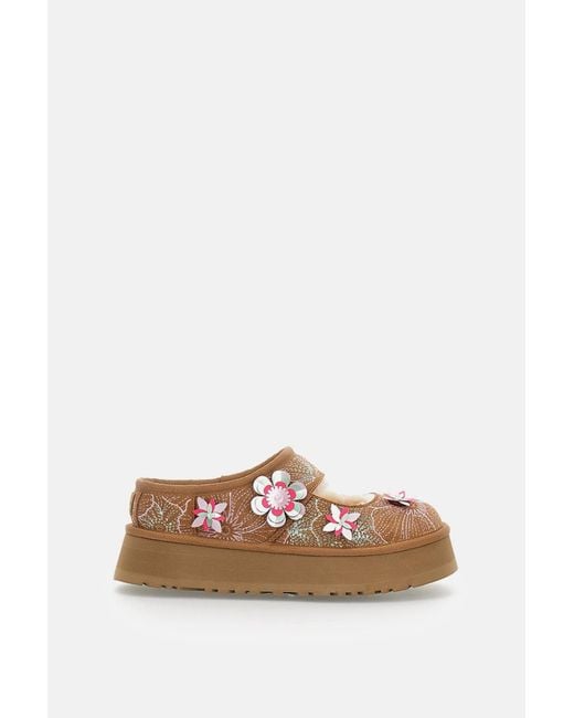 Ugg Multicolor Flat Shoes Leather
